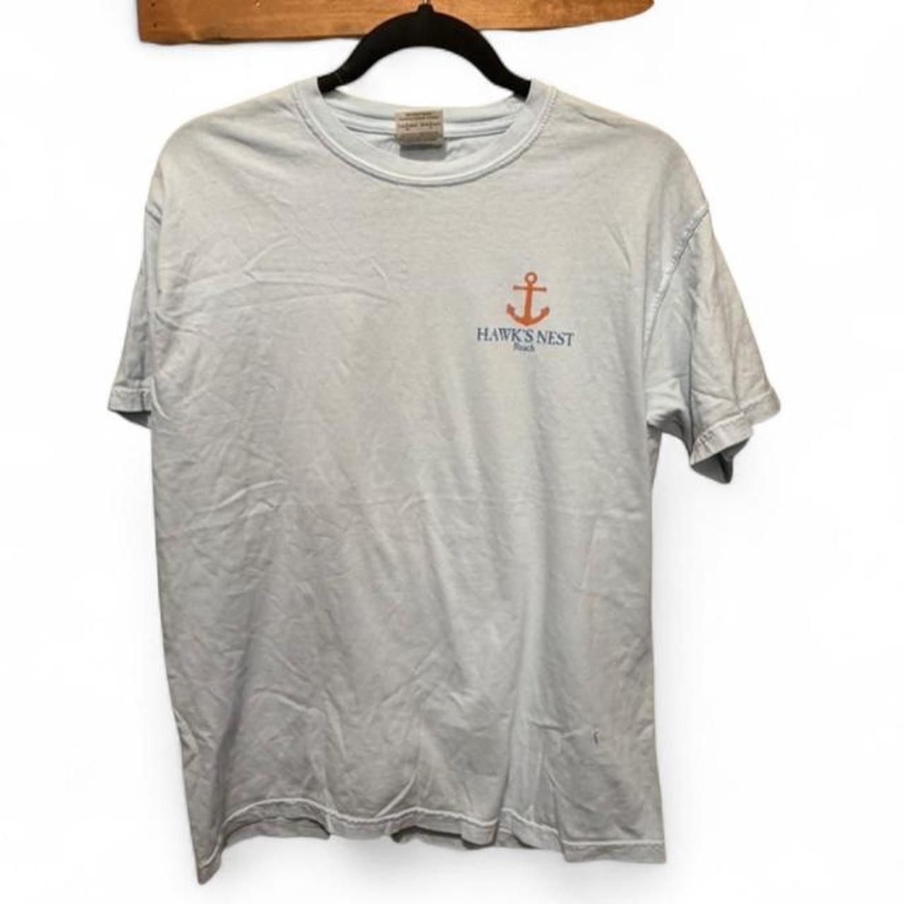Comfort-Colors Men's Blue And Grey T-Shirt